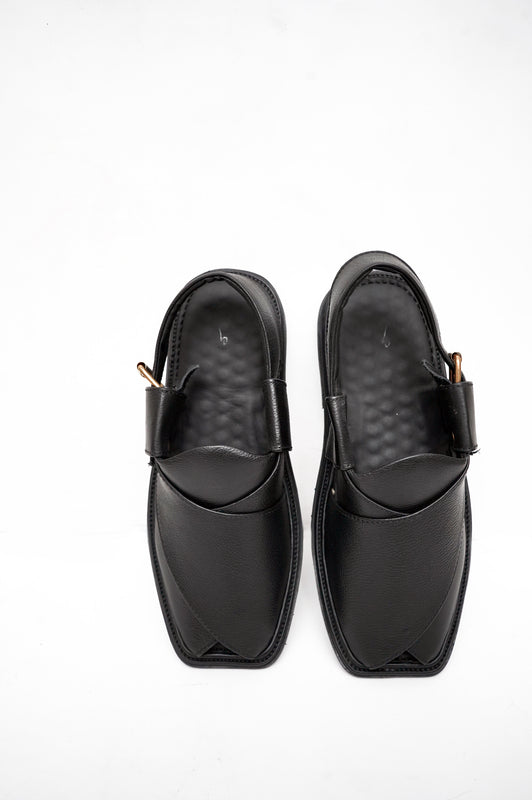 Smart Black Texture Leather