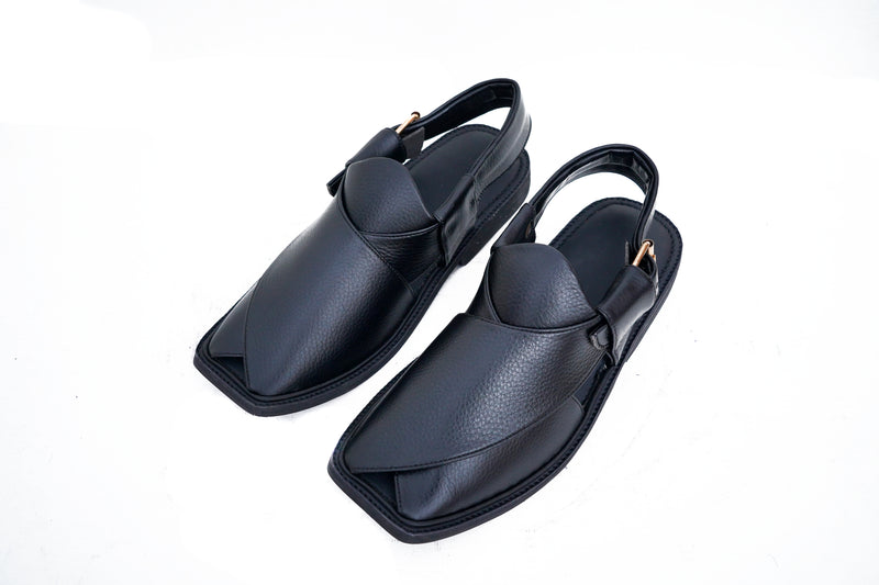 Smart Black Texture Leather