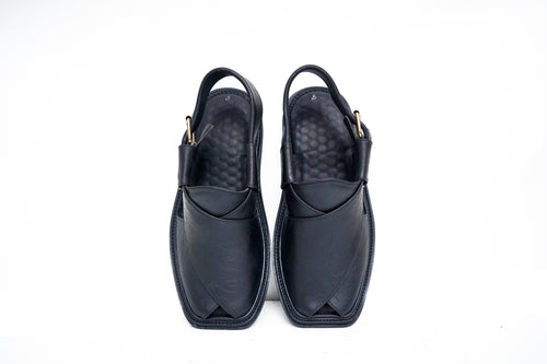 Smart Zalmay Design Black Chappal