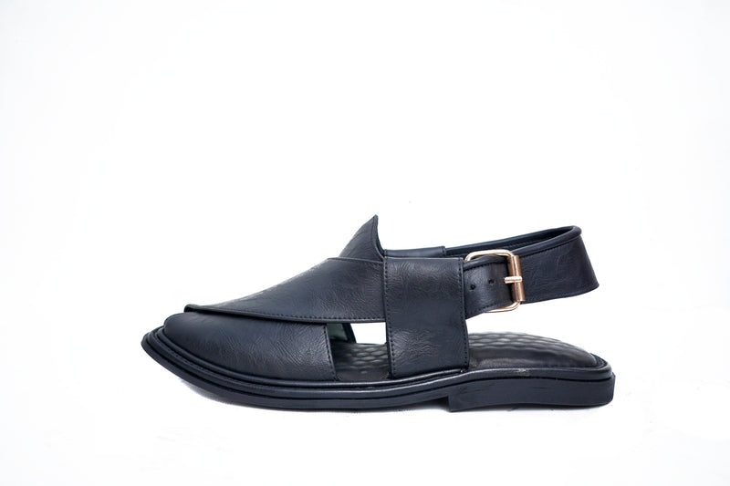 Smart Zalmay Design Black Chappal