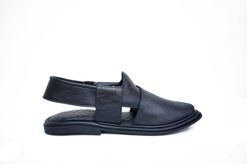 Smart Zalmay Design Black Chappal