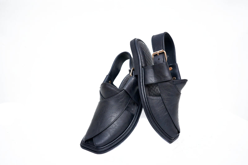 Smart Zalmay Design Black Chappal