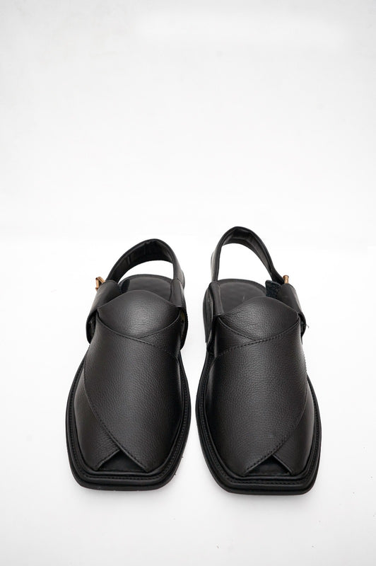 Smart Black Texture Leather